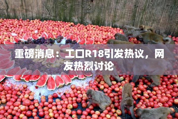 重磅消息：工口R18引发热议，网友热烈讨论