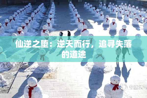 仙逆之堕：逆天而行，追寻失落的道途