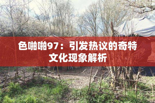 色啪啪97：引发热议的奇特文化现象解析