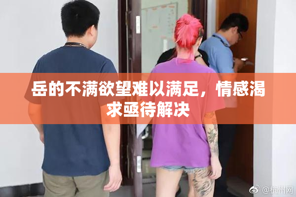 岳的不满欲望难以满足，情感渴求亟待解决