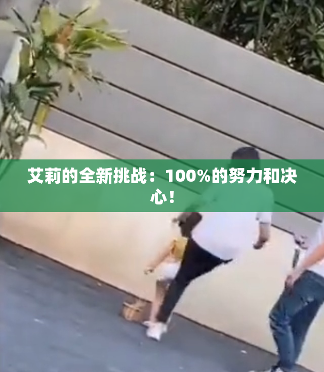 艾莉的全新挑战：100%的努力和决心！