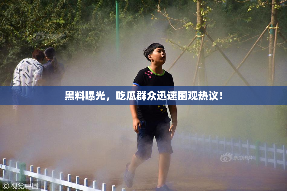 黑料曝光，吃瓜群众迅速围观热议！