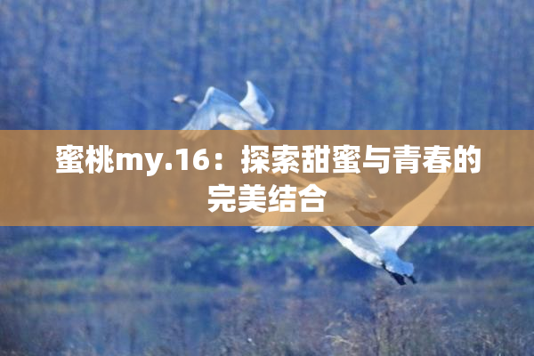 蜜桃my.16：探索甜蜜与青春的完美结合