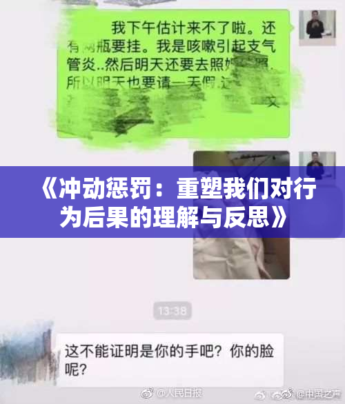 《冲动惩罚：重塑我们对行为后果的理解与反思》