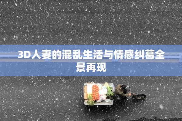 3D人妻的混乱生活与情感纠葛全景再现