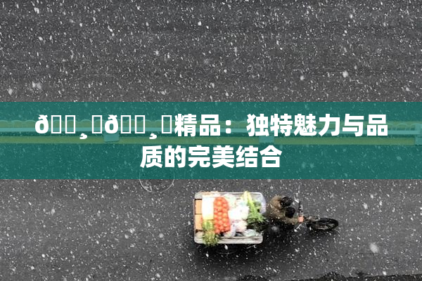 🌸‌🌸‌精品：独特魅力与品质的完美结合
