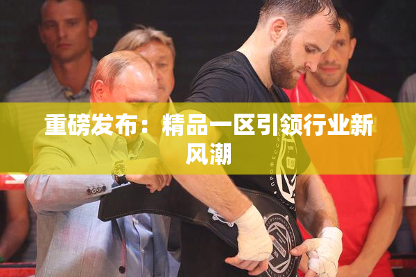 重磅发布：精品一区引领行业新风潮
