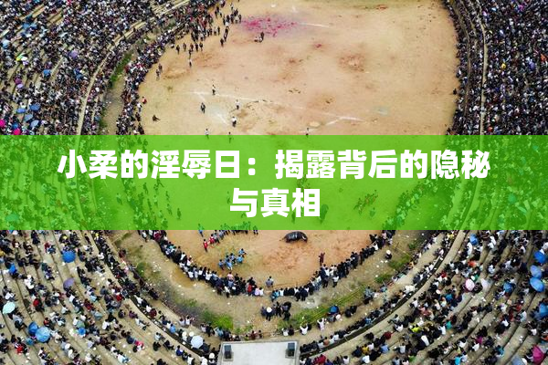 小柔的淫辱日：揭露背后的隐秘与真相