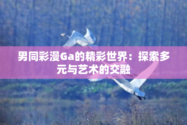 男同彩漫Ga的精彩世界：探索多元与艺术的交融