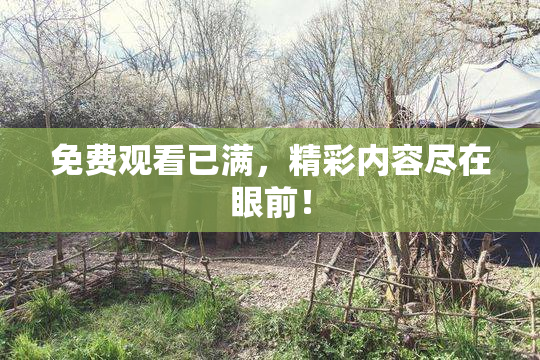 免费观看已满，精彩内容尽在眼前！